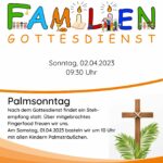 Familiengottesdienst zum Palmsonntag