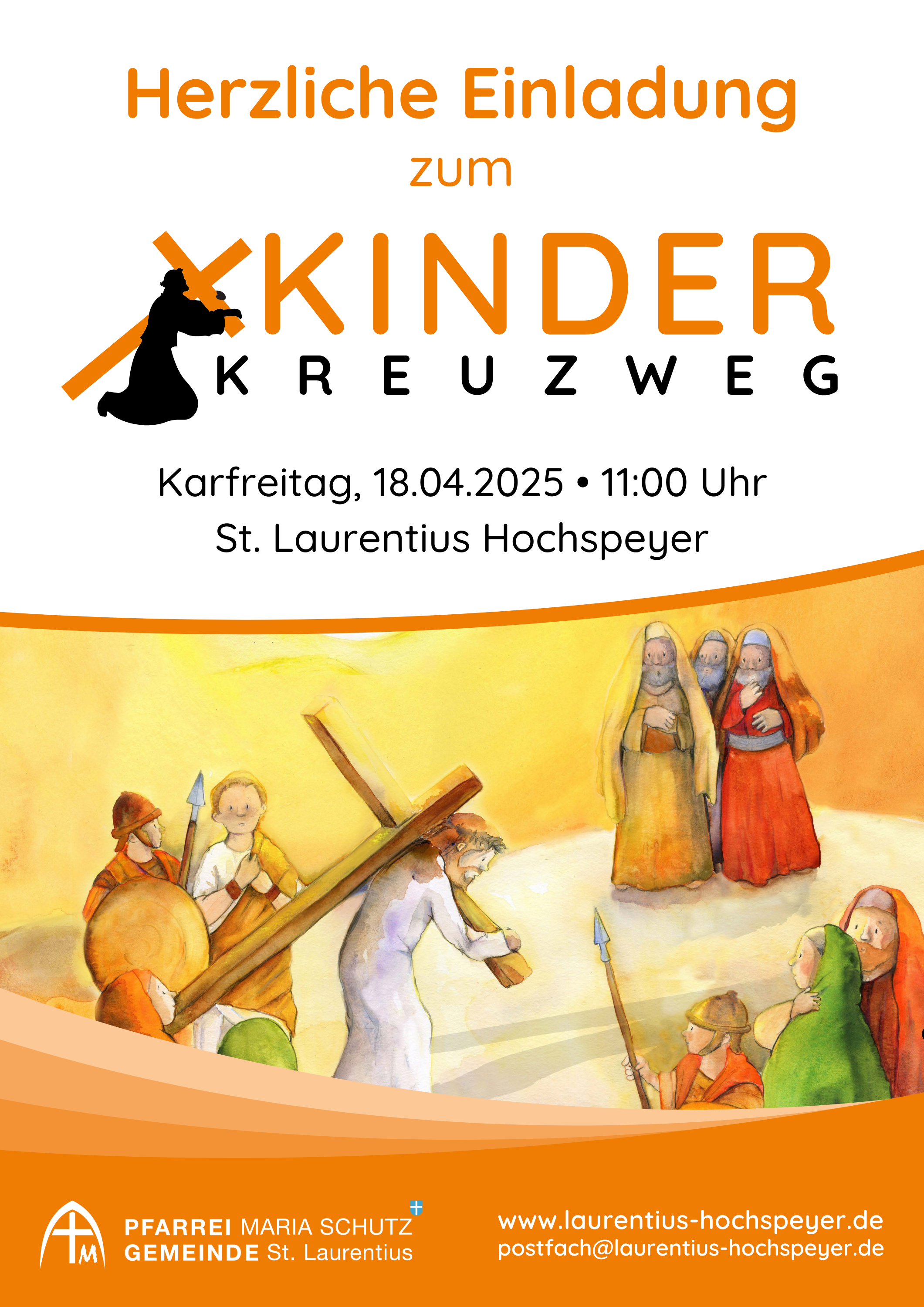 Kinderkreuzweg in St. Laurentius Hochspeyer